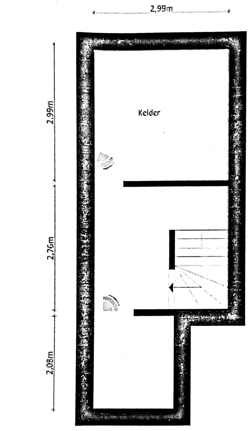 Grondplan kelder